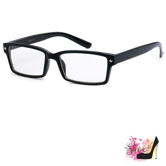 Nerd Square Frame Non-Prescription Eyeglasses - Picture 2 of 3